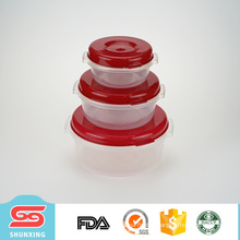 shunxing best selling eco friendly plastic food containers with attached lids